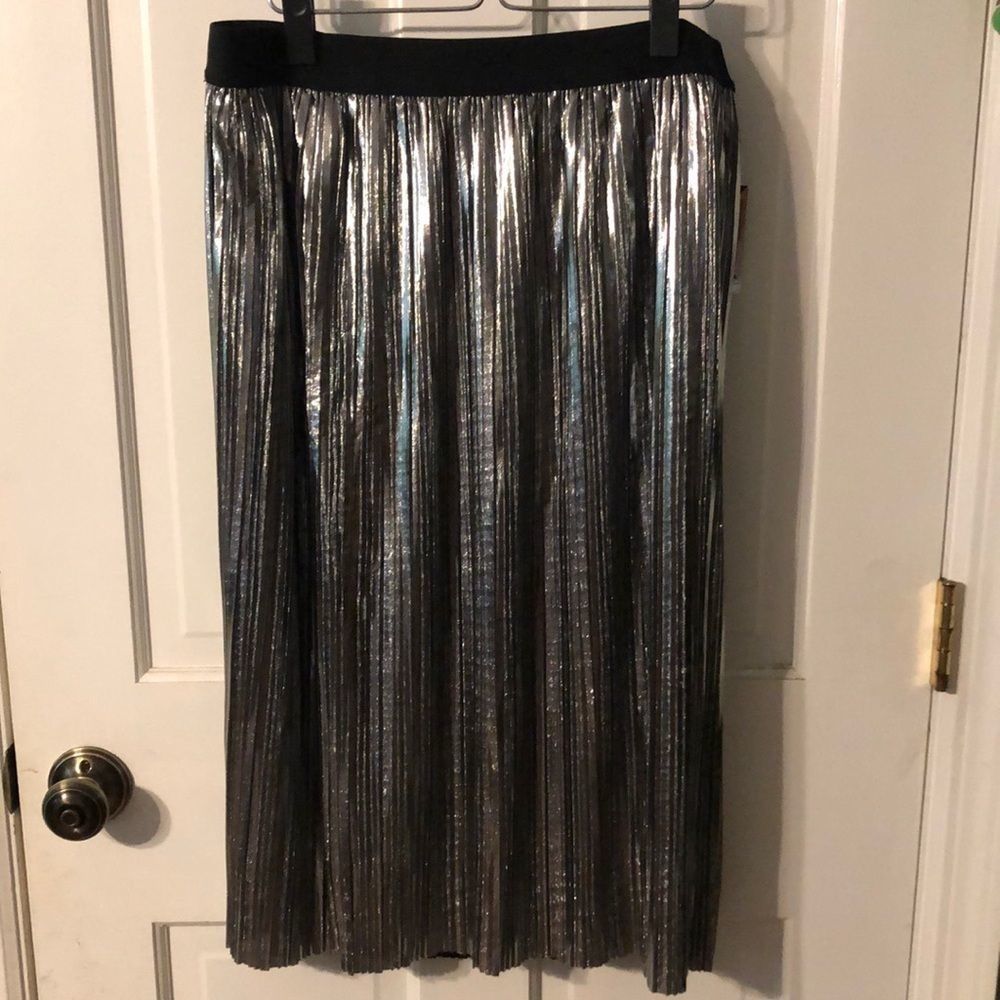 Project Runway Metallic Skirt